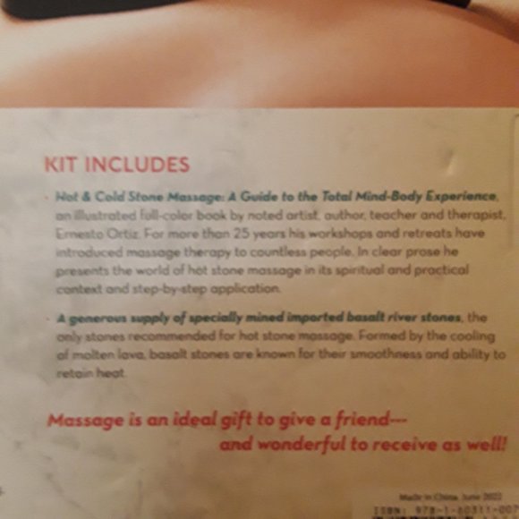 Hot & Cold Stone Massage Book & Kit Mud Puddle Brand NEW. - Picture 3 of 5
